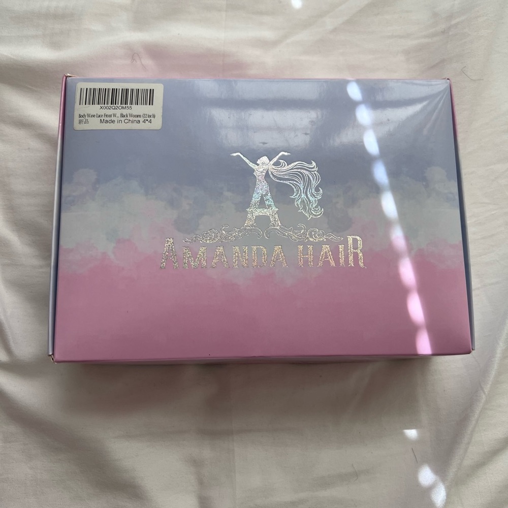 Black lace front wig